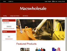 Tablet Screenshot of macswholesale.com
